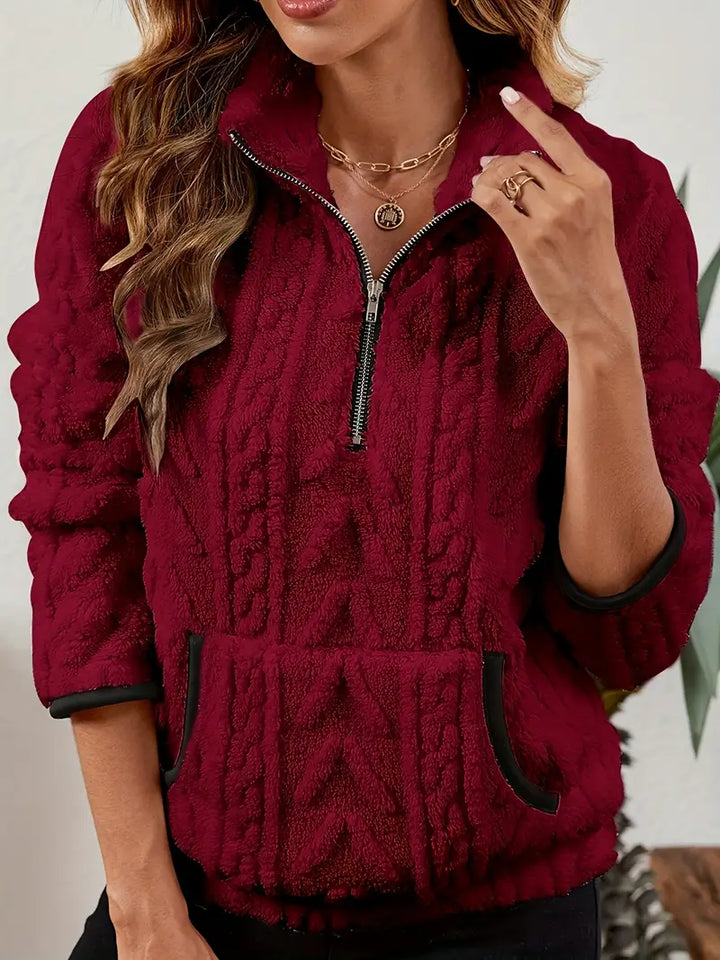 Ania | Elegancka bluza polarowa