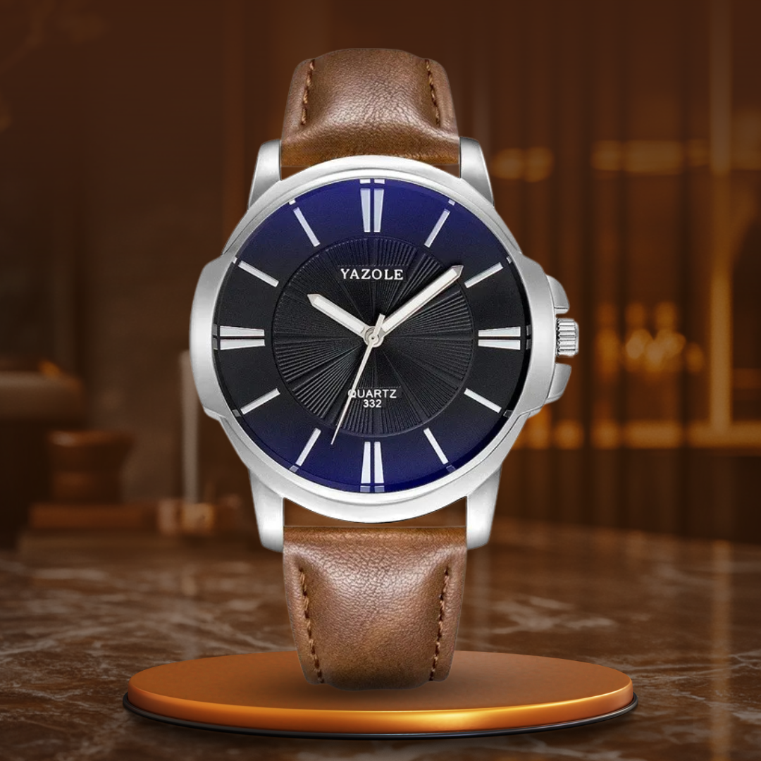 Marek | Elegancki Zegarek Skórzany
