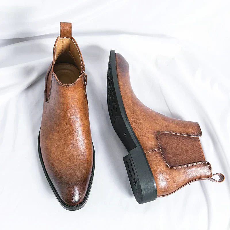 Kamil | Eleganckie botki skórzane