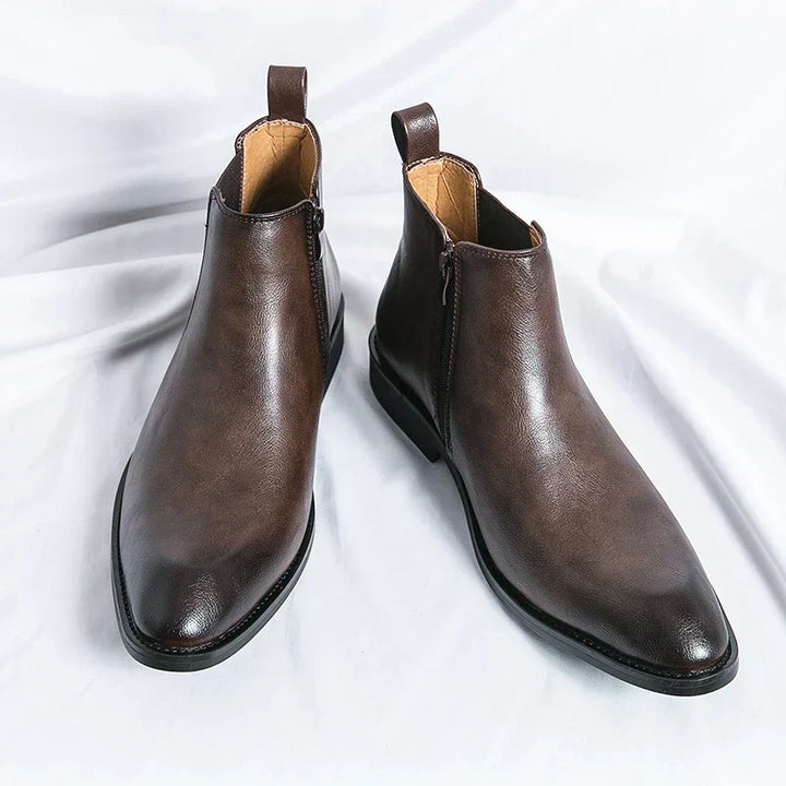 Kamil | Eleganckie botki skórzane