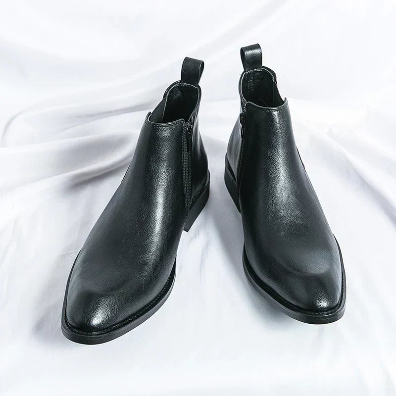 Kamil | Eleganckie botki skórzane