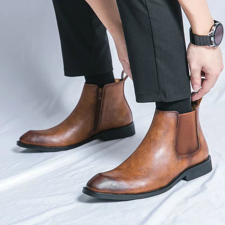 Kamil | Eleganckie botki skórzane