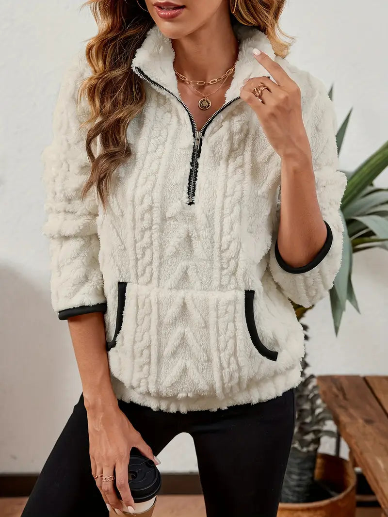 Ania | Elegancka bluza polarowa